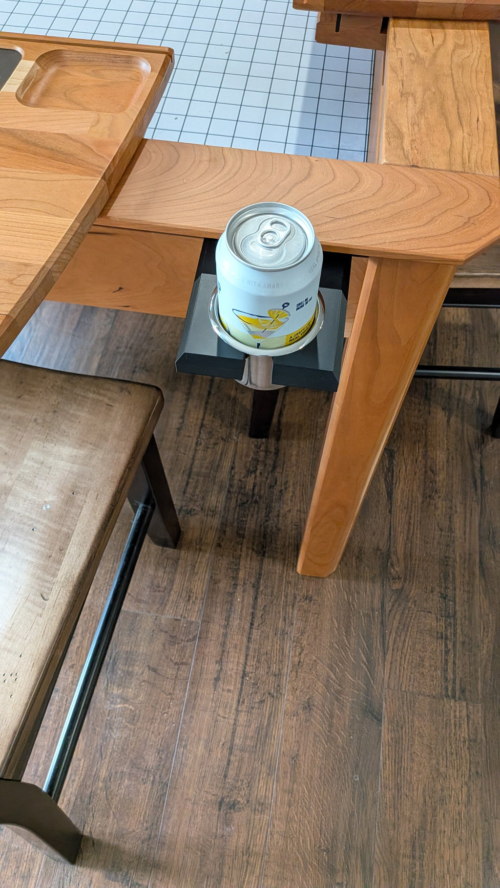 Wyrmwood Compatible Cupholder For Magnetic Rail, Cans, Wine Glass, Water Bottle